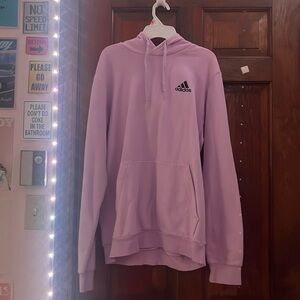 Light purple size Medium Adidas hoodie